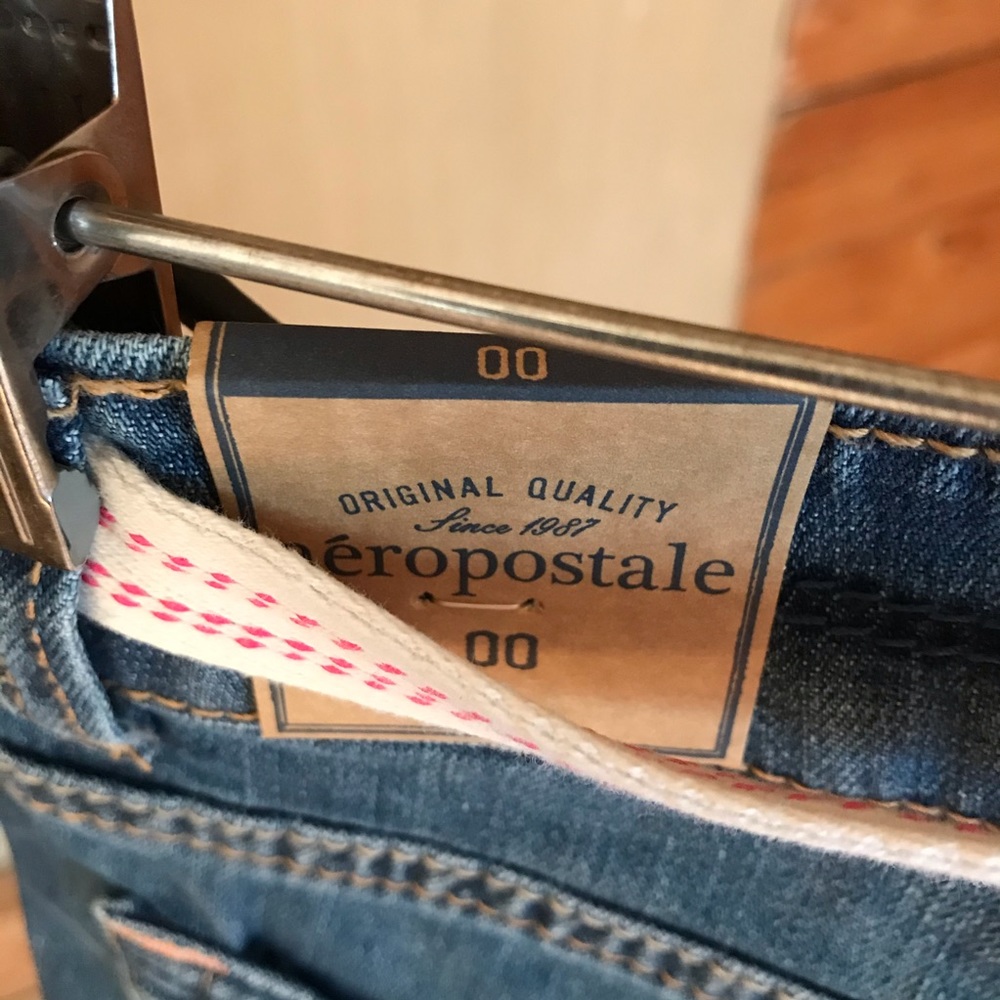 🌸5/$30🌸 Aeropostale Denim Belted Shorts NWT! - Picture 6 of 7